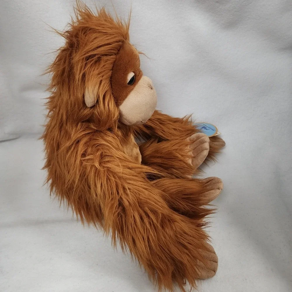 Vintage Manhattan Toy Wildlife Collection Orangutan Monkey Plush Brown Stuffed